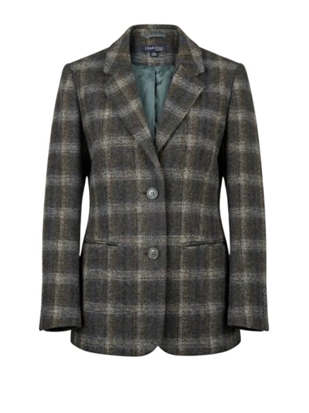 Chadwicks of Boston Plaid Wool Blazer Size 14